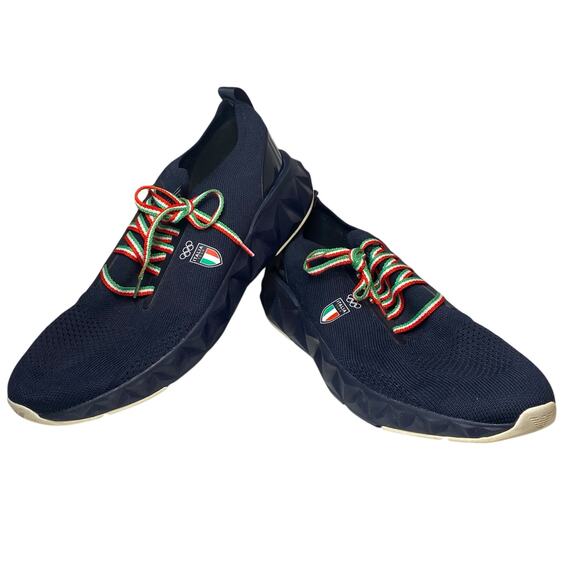 Emporio Armani 13.5 Ea7 Italia Olympic Team Sneakers In Tokyo Navy Tennis Shoes